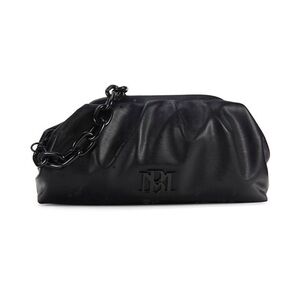 Badgley Mischka Wrapped Frame Clutch Black 11 1/2” x 6 1/2” NEW